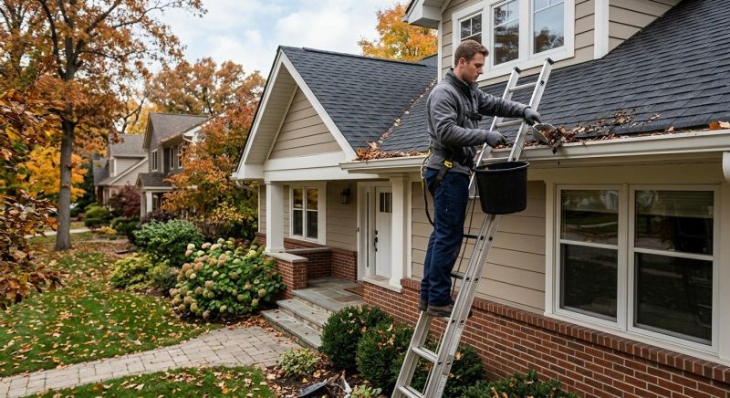 Clogged Gutter Clearing in Fredericksburg, VA