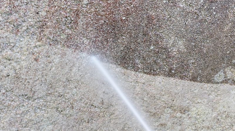 Clean Exterior Surface After Powerwashing