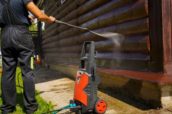 Cabin Deck Pressure Washing